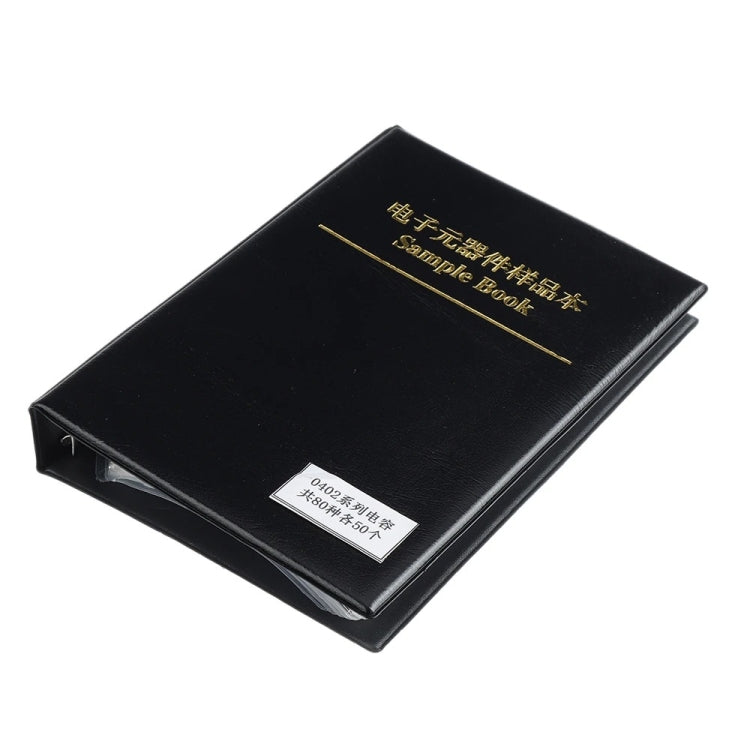 0402 SMD Capacitor Sample Book | 50V Glass Glaze Film Components