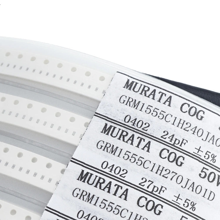 0402 SMD Capacitor Sample Book | 50V Glass Glaze Film Components