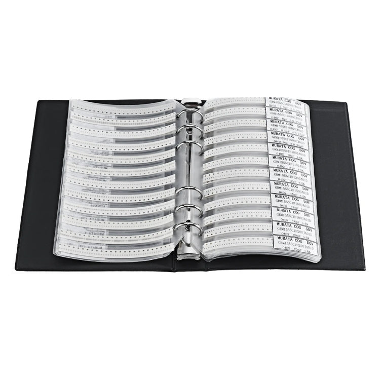 0402 SMD Capacitor Sample Book | 50V Glass Glaze Film Components