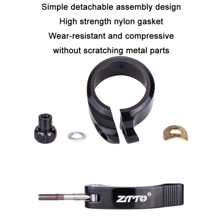 ZTTO Folding Bicycle Seatpost Clamp 39.8mm – Red