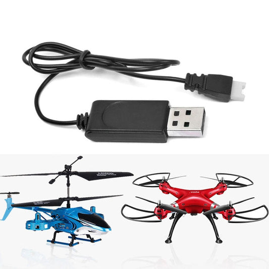 Cable de carga USB 3.7V 350mAh enchufe aire a aire sin protección para dron