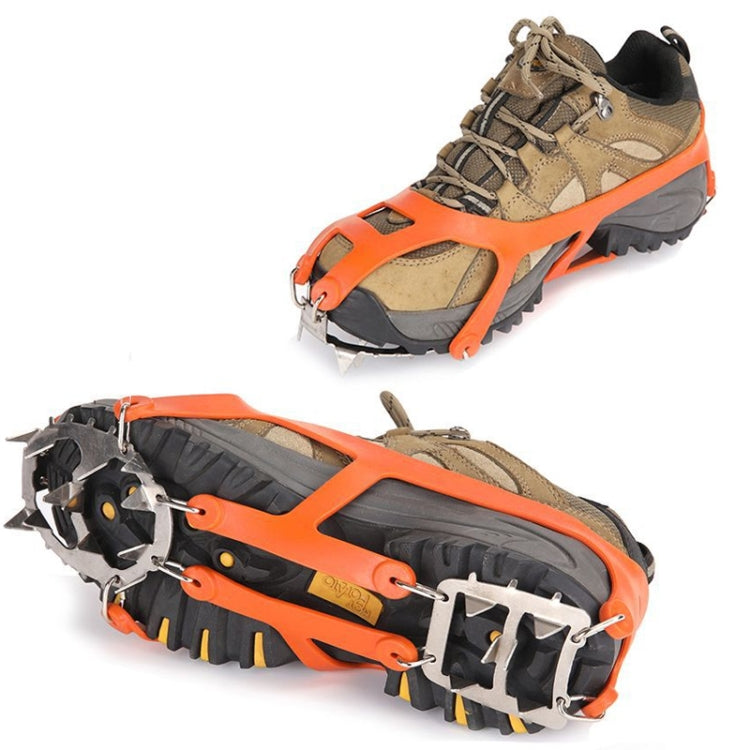 18-Spike Ice Crampons | Anti-Slip Snow & Ice Grips for Boots | Sizes M & L