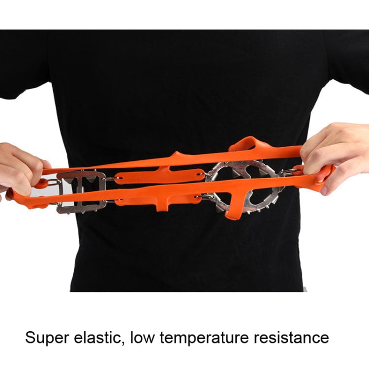 18-Spike Ice Crampons | Anti-Slip Snow & Ice Grips for Boots | Sizes M & L