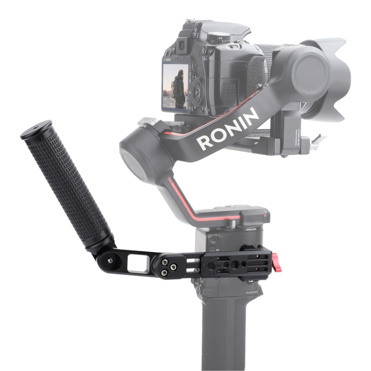Adjustable Low-Angle Handle for DJI RS3 Pro / RS3 / RS2 / RSC2 – Aluminium Alloy Stabilizer Grip