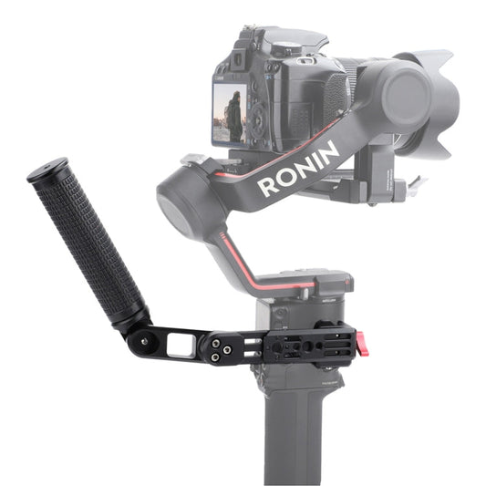 Verstellbarer Low-Angle-Griff für DJI RS3 Pro / RS3 / RS2 / RSC2 – Stabilisatorgriff aus Aluminiumlegierung