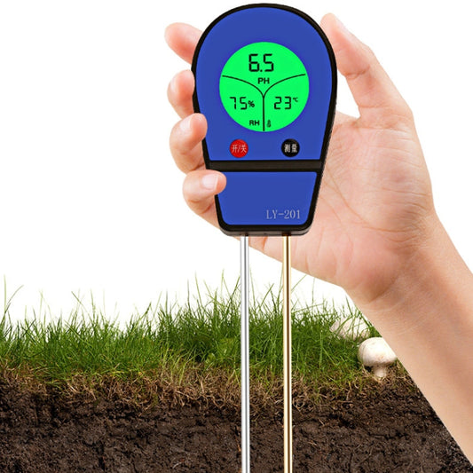 3-in-1 Soil pH, Moisture & Temperature Tester | Digital Garden Meter