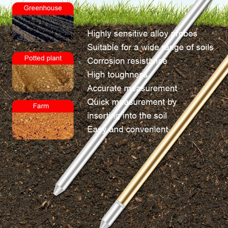 3-in-1 Soil pH, Moisture & Temperature Tester | Digital Garden Meter