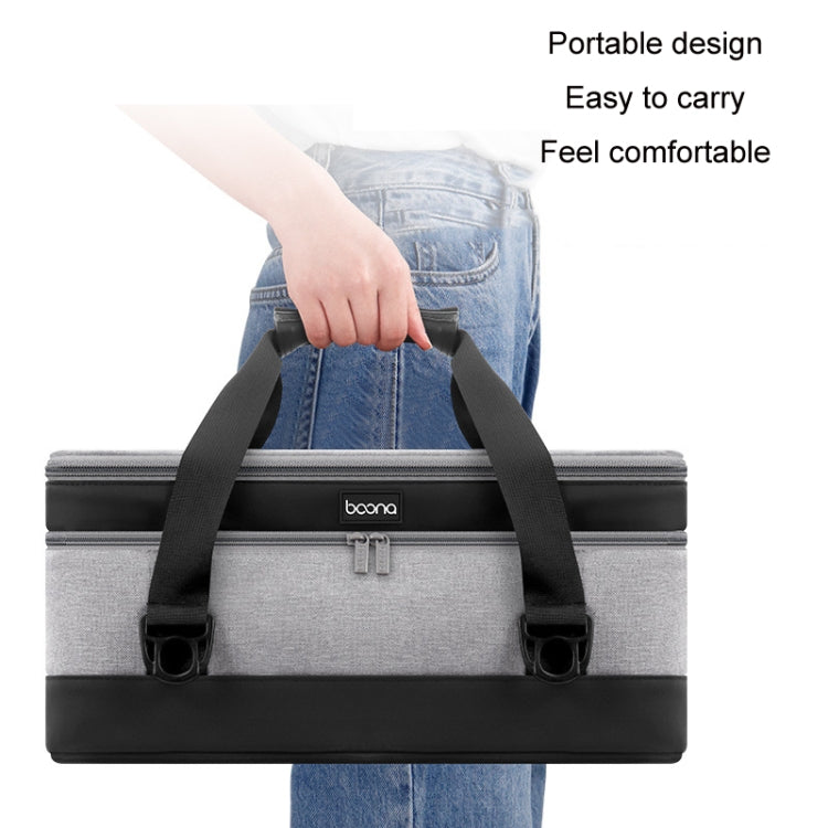 Bolsa de Almacenamiento para Aspiradoras Dyson – Compatible con V7 V8 V10 V11 V12 V15 | Tela Oxford y Cuero de PU