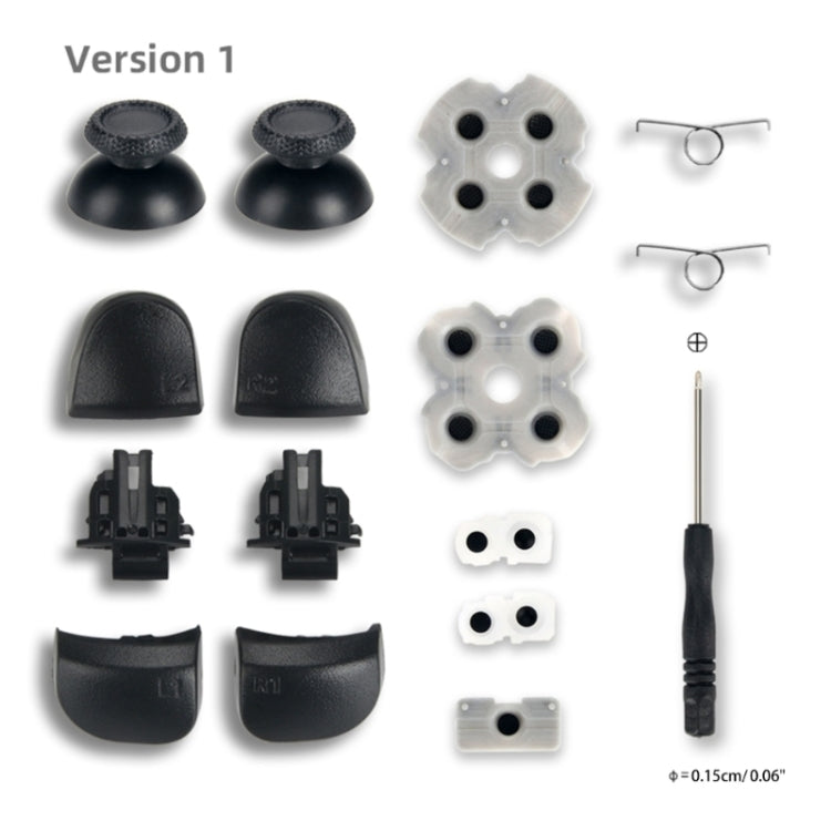 Für PS5 Controller L1 R1 L2 R2 Trigger-Tasten Analog-Stick Leitgummi, Trigger-Tasten