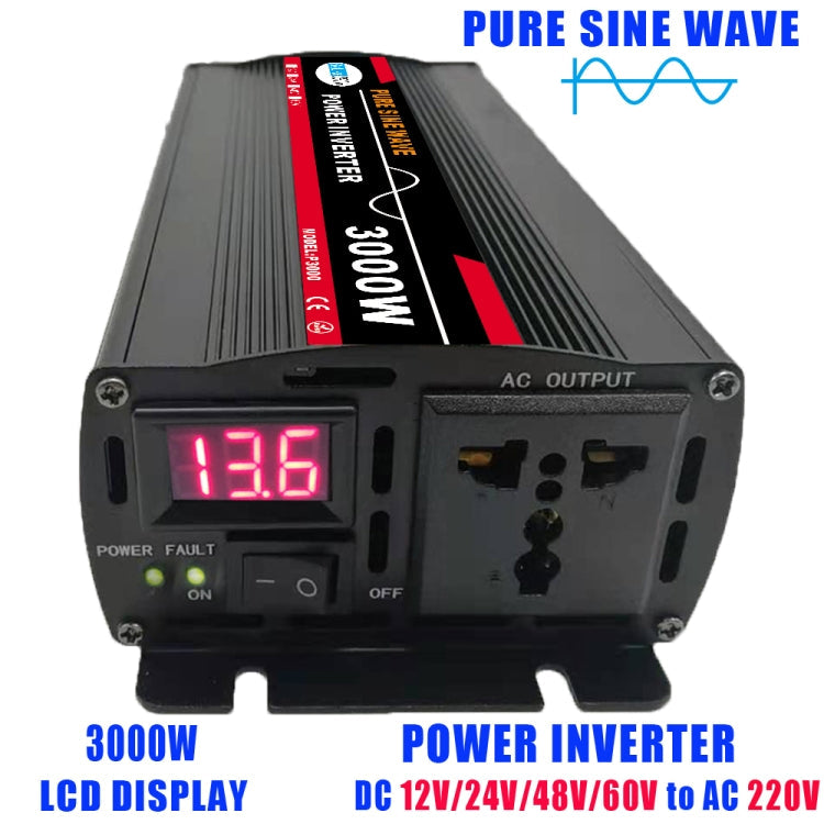 Pure Sine Wave Car Power Inverter | 12V/24V/48V/60V to 220V | 500W–2000W