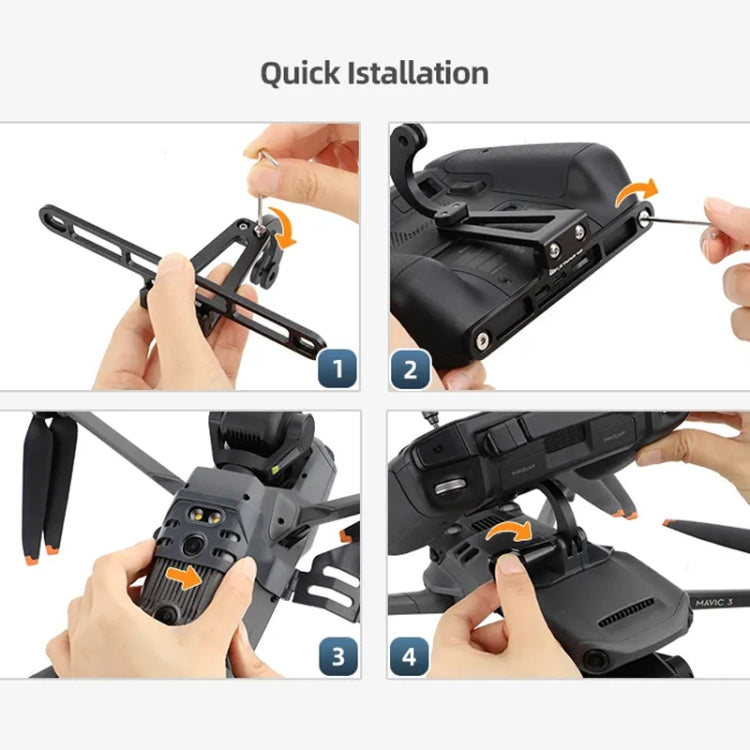 Sunnylife M3-GZ546 Modificación de estabilizador de fotografía con gimbal de mano para DJI Mavic 3 / 3 Pro / 3 Classic