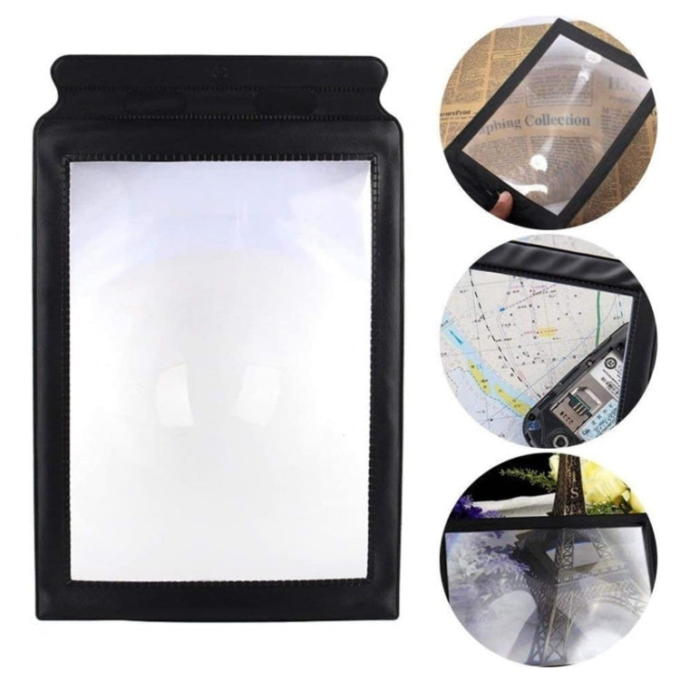 A4 Full Page Magnifying Glass – 3X Handheld Sheet Magnifier for Reading