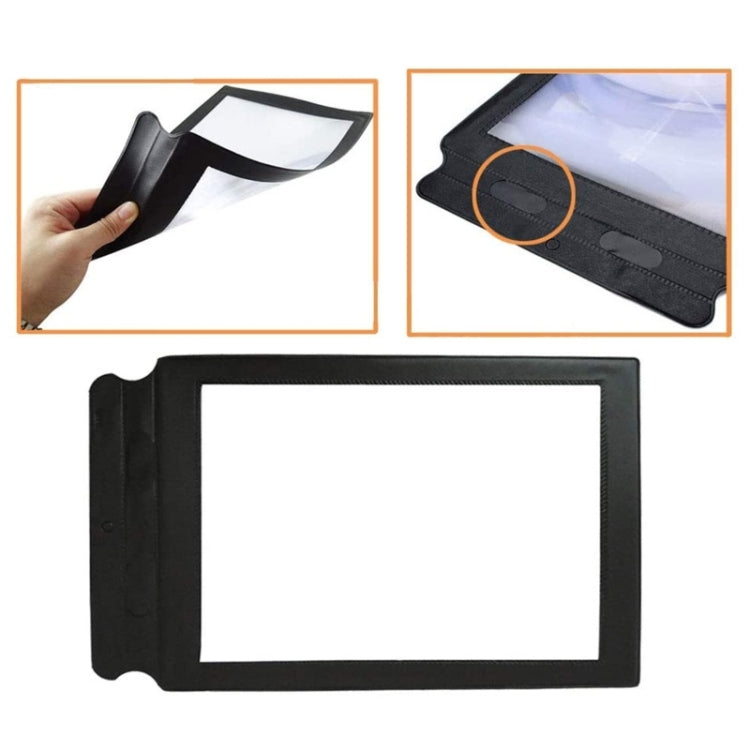 A4 Full Page Magnifying Glass – 3X Handheld Sheet Magnifier for Reading