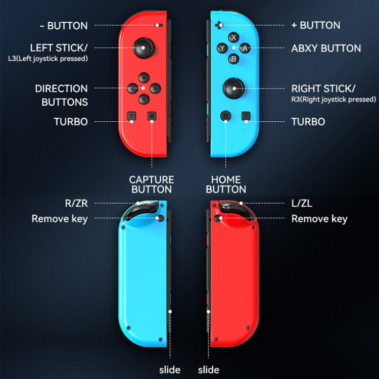 Nintendo Switch Bluetooth Gamepad mit RGB-Beleuchtung | JOY-02