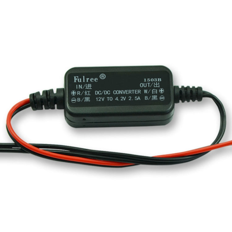 Fahrzeugnetzteil DC Ultra Dünner Abwärtswandler, Fulree 12V auf 3.3V 2.5A, Fulree 12V auf 4.2V 2.5A, Fulree 12V auf 5V 2.5A, Fulree 12V auf 6V 2.5A, Fulree 12V auf 7.5V 2.5A, Fulree 12V auf 9V 1A