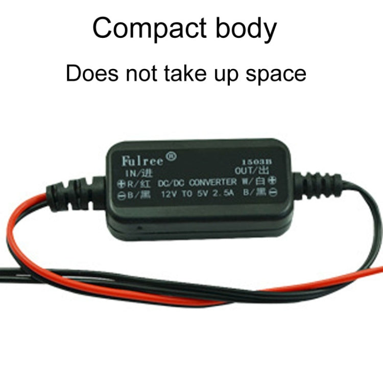 Fahrzeugnetzteil DC Ultra Dünner Abwärtswandler, Fulree 12V auf 3.3V 2.5A, Fulree 12V auf 4.2V 2.5A, Fulree 12V auf 5V 2.5A, Fulree 12V auf 6V 2.5A, Fulree 12V auf 7.5V 2.5A, Fulree 12V auf 9V 1A
