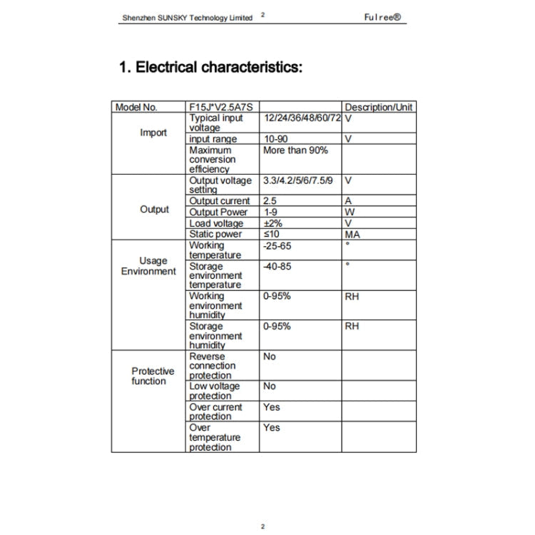 Fahrzeugnetzteil DC Ultra Dünner Abwärtswandler, Fulree 12V auf 3.3V 2.5A, Fulree 12V auf 4.2V 2.5A, Fulree 12V auf 5V 2.5A, Fulree 12V auf 6V 2.5A, Fulree 12V auf 7.5V 2.5A, Fulree 12V auf 9V 1A