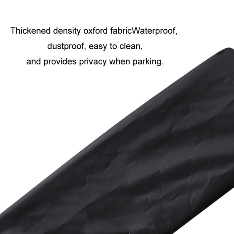 Waterproof Dustproof Number Plate Cover | Thickened Oxford Cloth | 15x48cm
