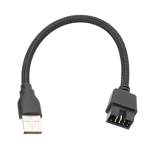 USB-A to 9Pin Motherboard RGB Adapter Cable – 20cm USB 2.0 Extension