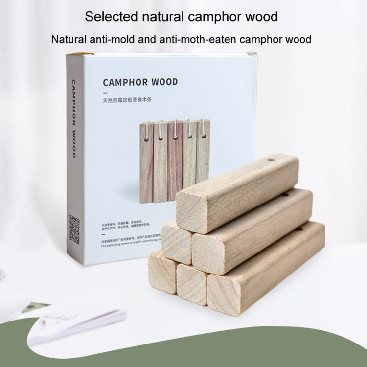 Camphor Wood Wardrobe Strips – Natural Moth Repellent & Deodoriser | 5 Pack