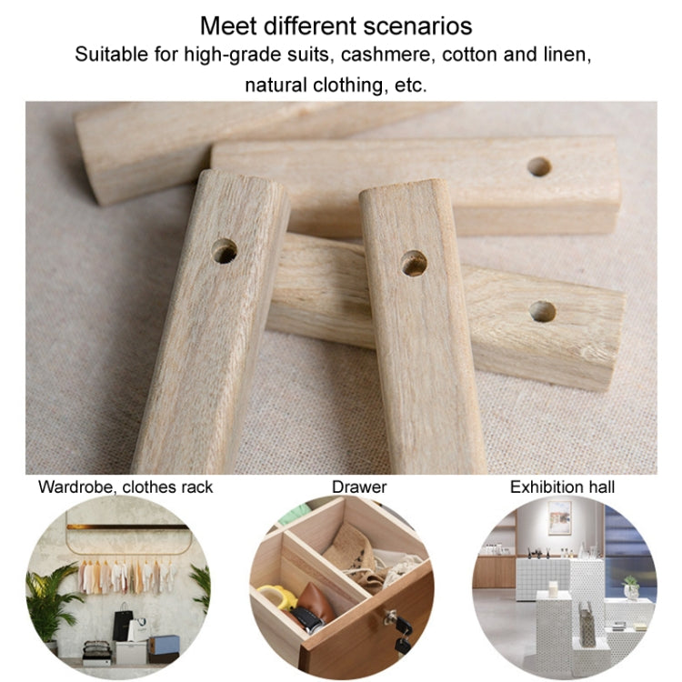 Camphor Wood Wardrobe Strips – Natural Moth Repellent & Deodoriser | 5 Pack