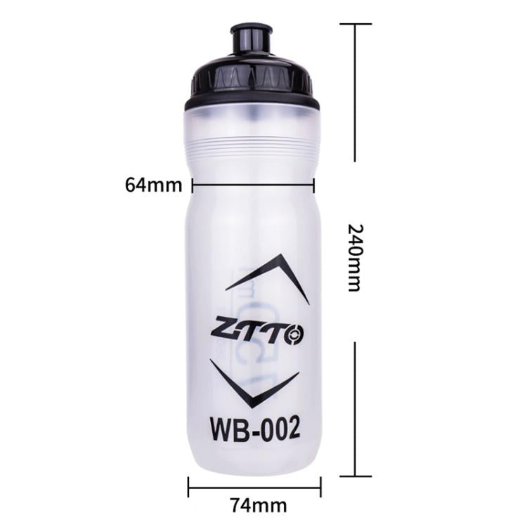 ZTTO 750ml Sports Water Bottle - BPA Free Cycling Fitness Bottle, 2 Pack
