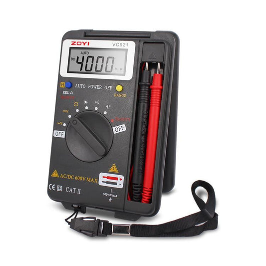 ZOYI VC921 Pocket Digital Multimeter – Auto-Ranging, True RMS, 4000 Count