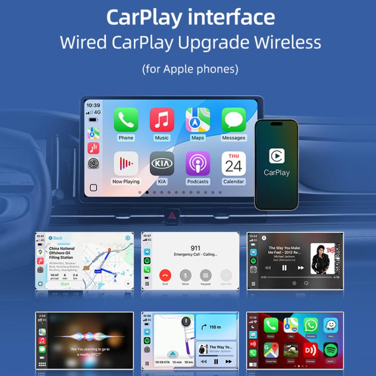 Caja de internet Carlinkit original para CarPlay/Android Auto con cable a inalámbrico
