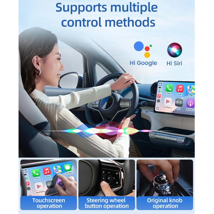 Caja de internet Carlinkit original para CarPlay/Android Auto con cable a inalámbrico