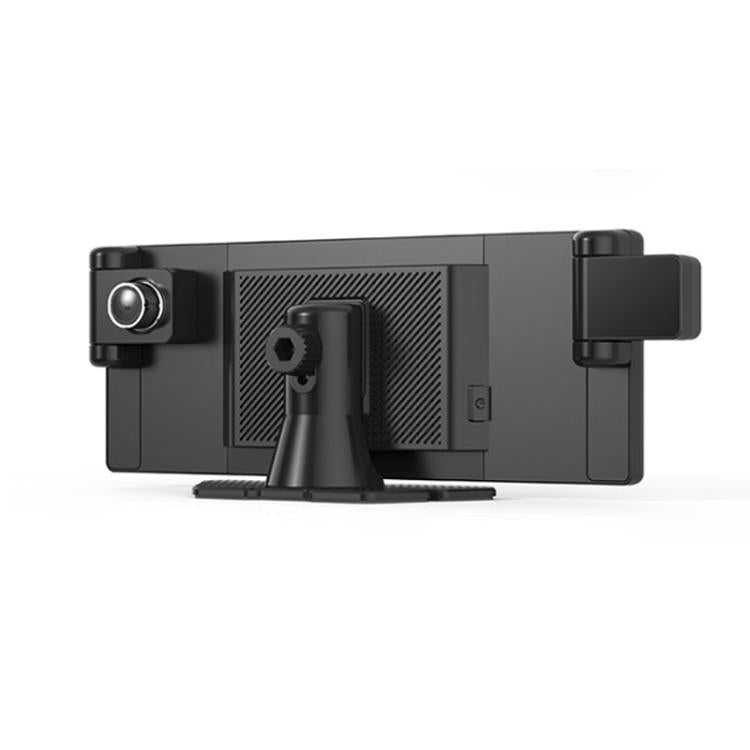 Wireless Apple CarPlay & Android Auto Display with Triple Dash Cam – Front, Interior & Rear Camera