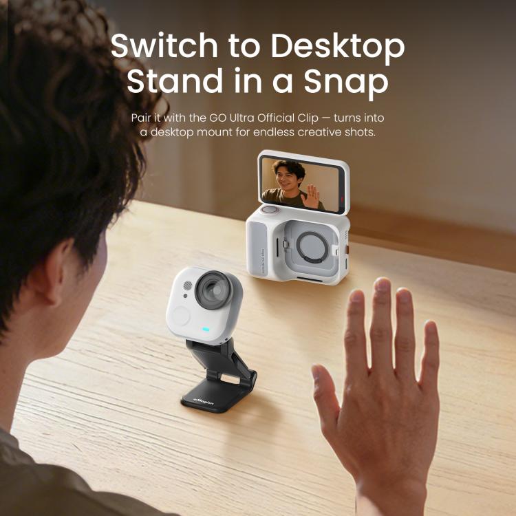 AMagisn 180° Adjustable Magnetic Mount for Insta360 GO Ultra