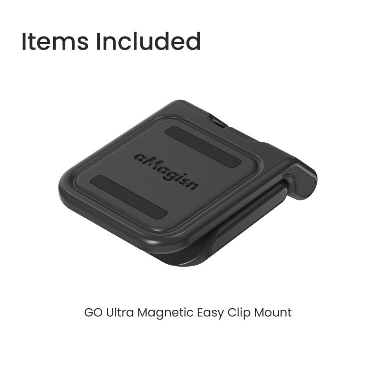 AMagisn 180° Adjustable Magnetic Mount for Insta360 GO Ultra