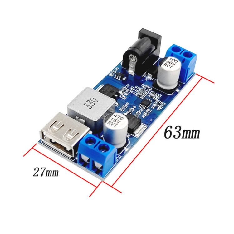 DC 24V/12V auf 5V 5A Abwärtswandler USB-Ladespannungsreduzierungsmodul