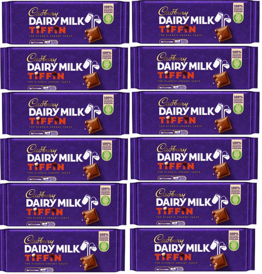 Cadbury Dairy Milk Tiffin Irish 53g - Pack of 12