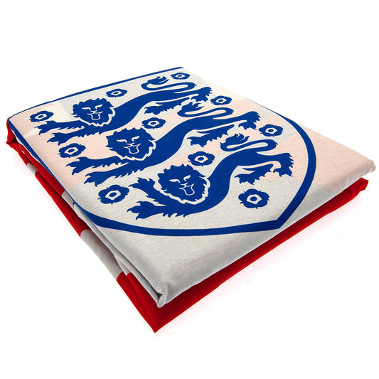 England FA Single Duvet Set – 3 Lions Reversible Bedding