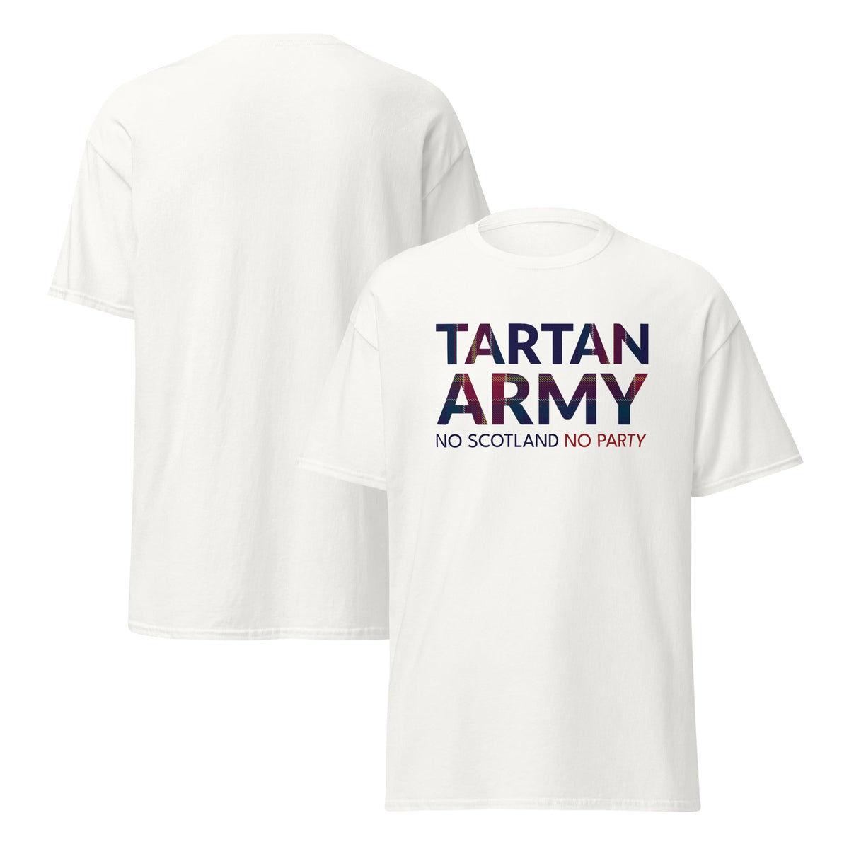 Scotland World Cup Shirt – Tartan Army No Scotland No Party 2026 Unisex T-Shirt