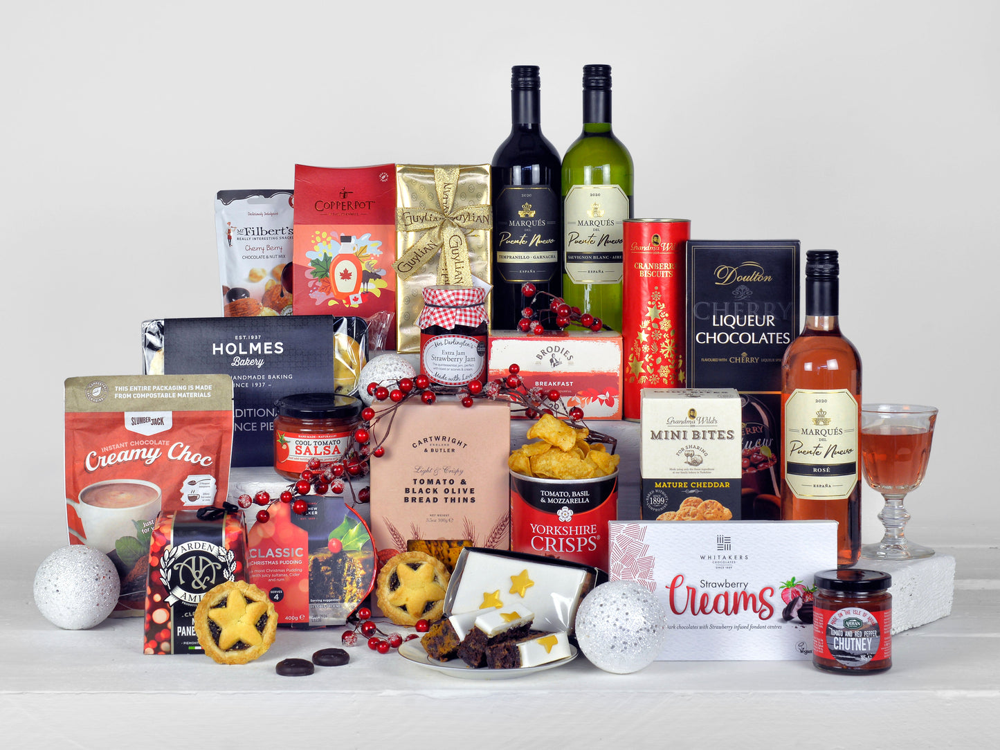 Taste of Christmas Carton | Luxury Festive Hamper with Wine & Treats