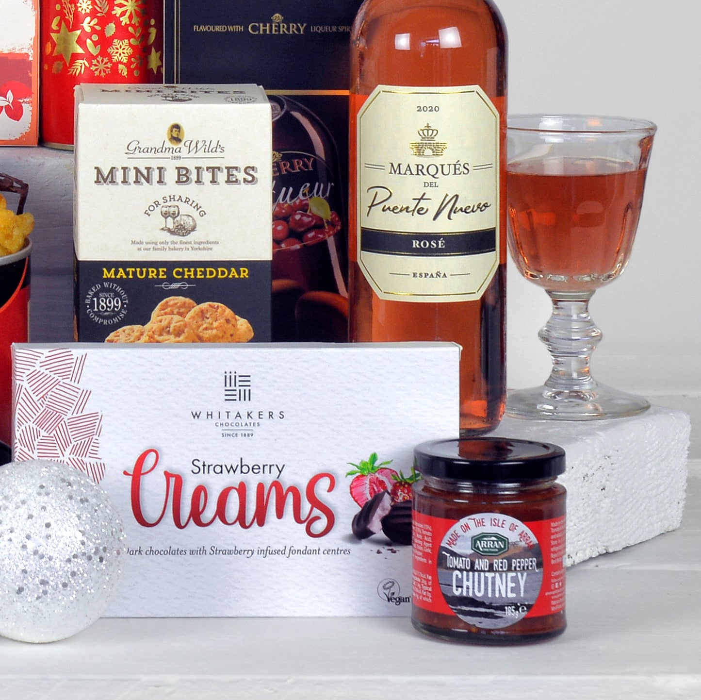 Taste of Christmas Carton | Luxury Festive Hamper with Wine & Treats