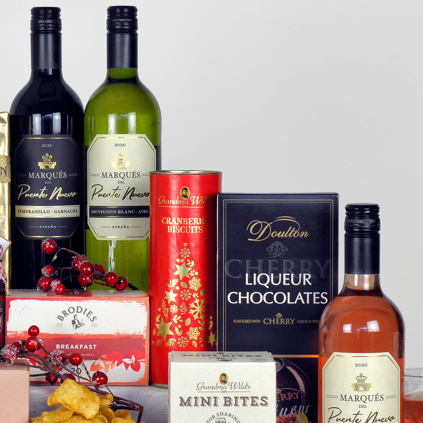 Taste of Christmas Carton | Luxury Festive Hamper with Wine & Treats