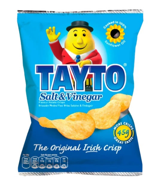 Patatas fritas Tayto sabor sal y vinagre 35g