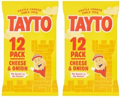 Tayto Käse & Zwiebel Chips 24 x 25g (2x12er Pack)