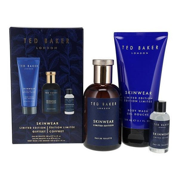 Ted Baker Skinwear Limited Edition Gift Set 100ml EDT + 15ml EDT + 150ml Body Wash