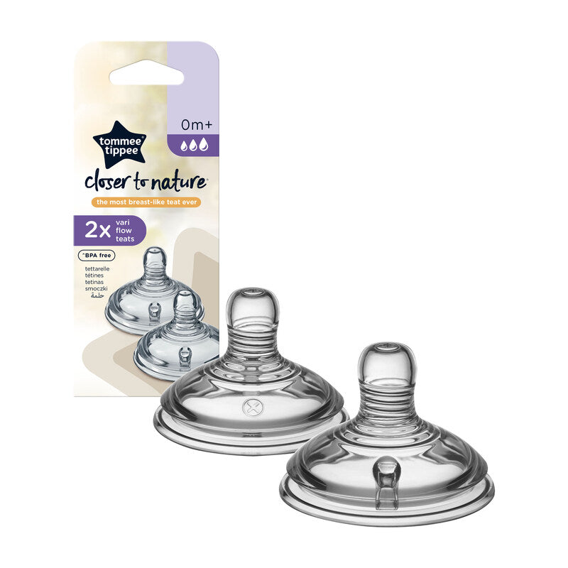 Tommee Tippee Closer to Nature Variflow Teat – Pack of 2
