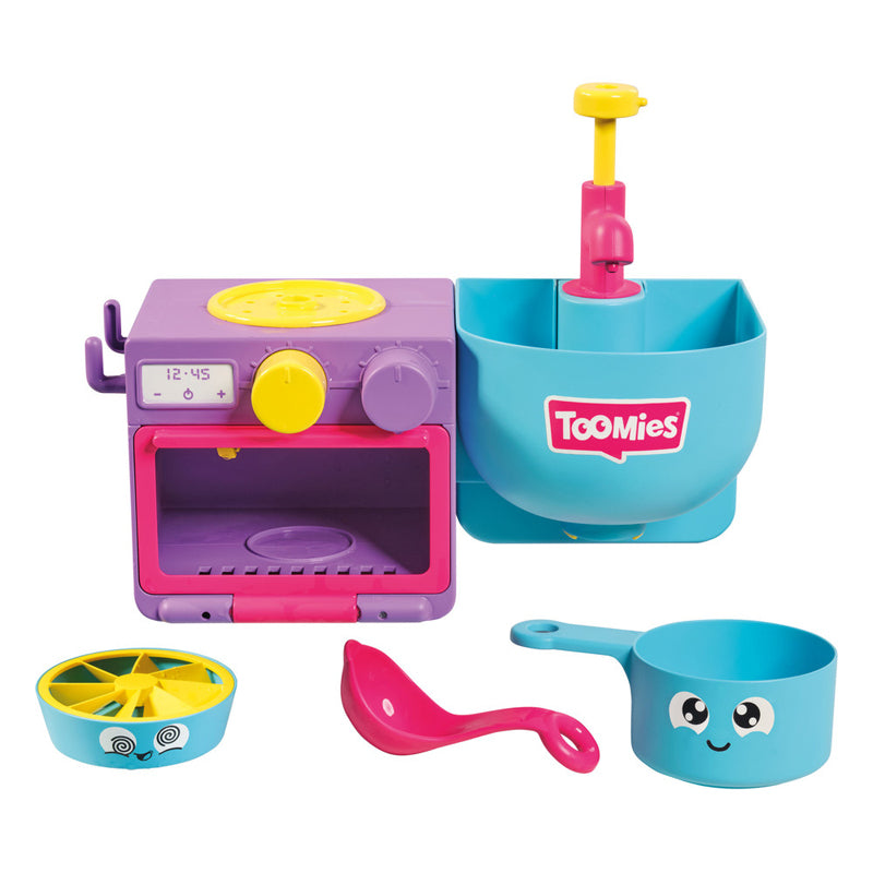 Tomy Toomies Bubble & Bake Bathtime Kitchen | Bath Toy for Toddlers 18m+