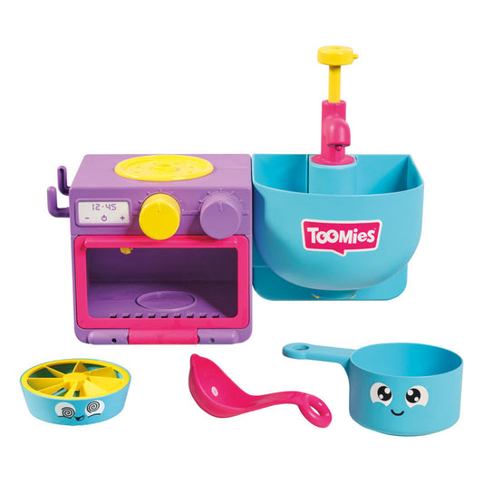 Tomy Toomies Bubble & Bake Bathtime Kitchen | Bath Toy for Toddlers 18m+
