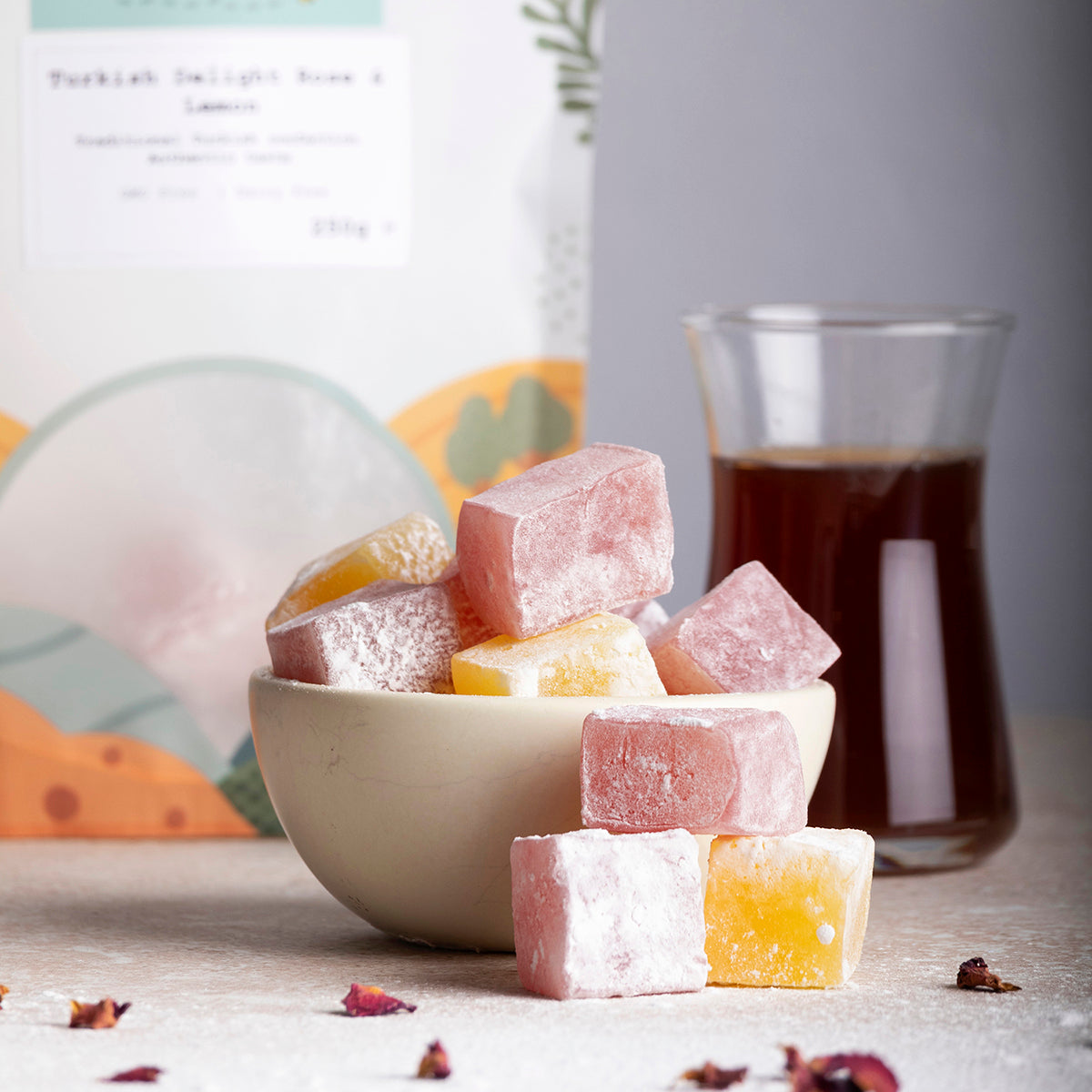 Delicia Turca Rosas y Limón