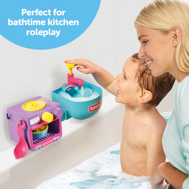 Tomy Toomies Bubble & Bake Bathtime Kitchen | Bath Toy for Toddlers 18m+