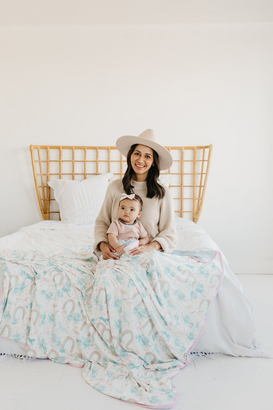 Copper Pearl Jumbo 3-Layer Stretchy Quilt – Whimsy