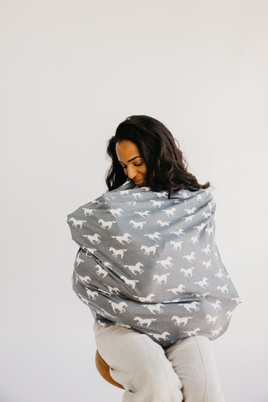 Copper Pearl Nursing & Car Seat Cover Colt