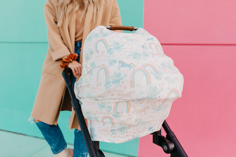 Copper Pearl Nursing & Car Seat Cover Whimsy